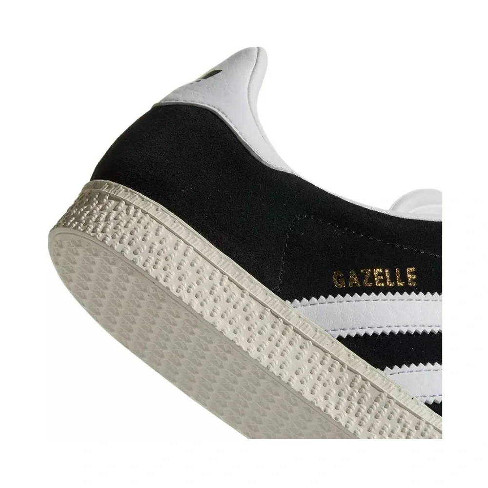 Kid’s Adidas OG Gazelle Grade School Sneaker Size 1 in Black and White
